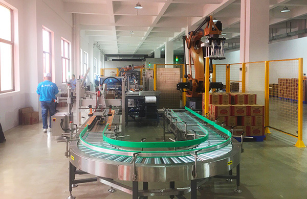 酒瓶码垛生产线